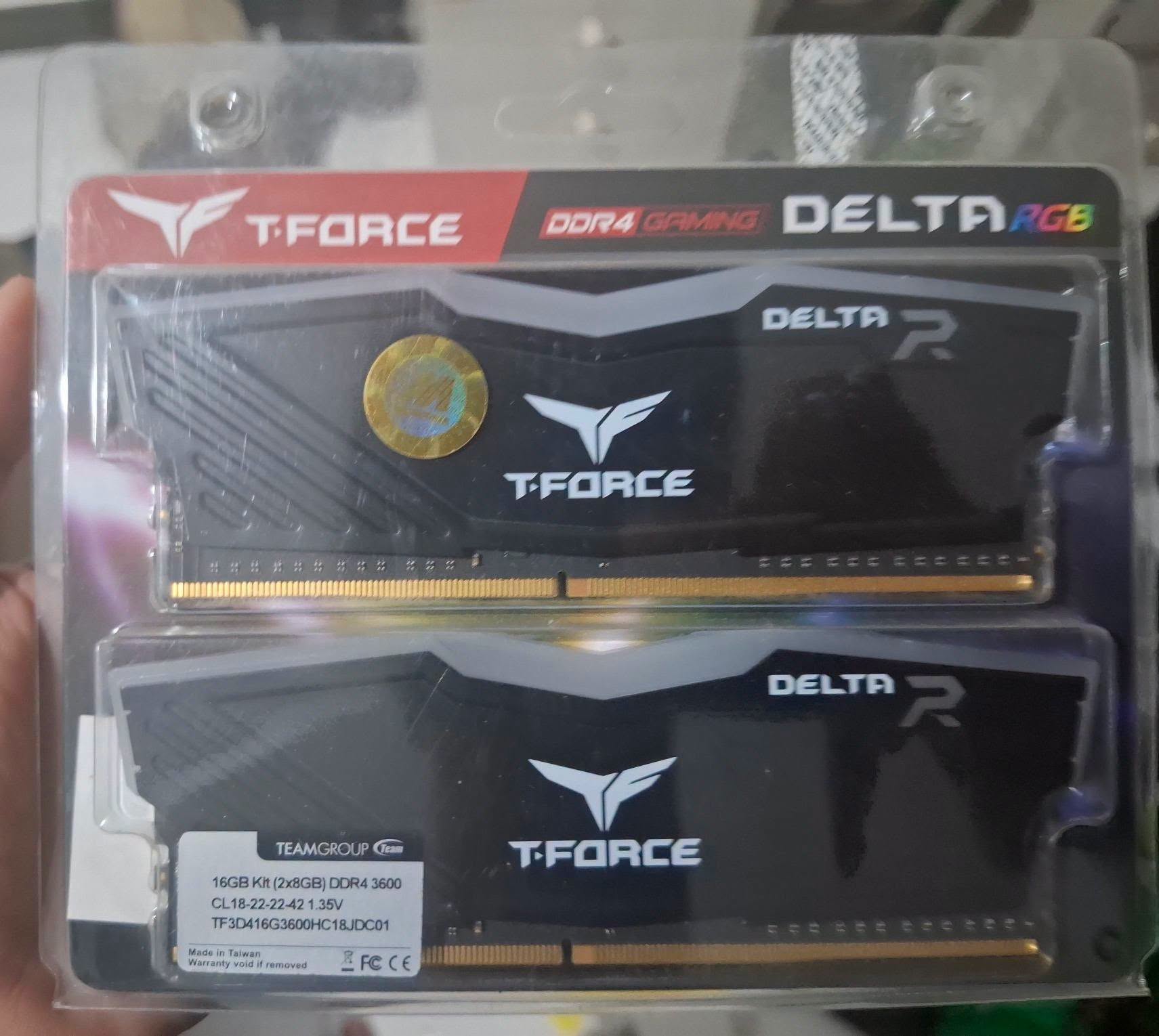 Ram PC 16GB D4 3600Mhz Tforce